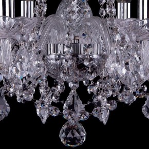 Подвесная люстра Bohemia Ivele Crystal 1402 1402/6/160/Ni/Leafs в Когалыме - kogalym.mebel24.online | фото 3