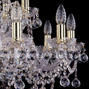 Подвесная люстра Bohemia Ivele Crystal 1411 1411/10+5/240/G/Balls в Когалыме - kogalym.mebel24.online | фото 2