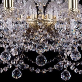 Подвесная люстра Bohemia Ivele Crystal 1411 1411/10+5/240/G/Balls в Когалыме - kogalym.mebel24.online | фото 3