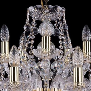 Подвесная люстра Bohemia Ivele Crystal 1411 1411/10+5/240/G/Balls в Когалыме - kogalym.mebel24.online | фото 4