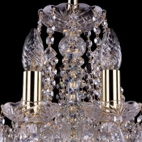 Подвесная люстра Bohemia Ivele Crystal 1413 1413/10/165/G/Leafs в Когалыме - kogalym.mebel24.online | фото 4