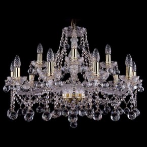 Подвесная люстра Bohemia Ivele Crystal 1413 1413/10+5/300/G/Balls в Когалыме - kogalym.mebel24.online | фото
