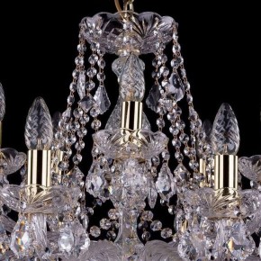 Подвесная люстра Bohemia Ivele Crystal 1413 1413/10+5/300/G/Leafs в Когалыме - kogalym.mebel24.online | фото 4