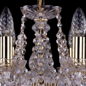 Подвесная люстра Bohemia Ivele Crystal 1413 1413/6/141/G/Leafs в Когалыме - kogalym.mebel24.online | фото 4