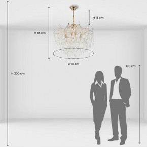 Подвесная люстра De City Бриз 38 111016006 в Когалыме - kogalym.mebel24.online | фото 8