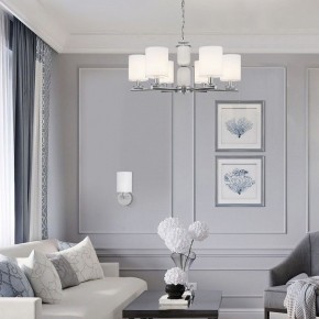 Подвесная люстра Eurosvet Caprera 60146/8 никель в Когалыме - kogalym.mebel24.online | фото 4