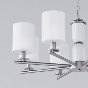 Подвесная люстра Eurosvet Caprera 60146/8 никель в Когалыме - kogalym.mebel24.online | фото 6