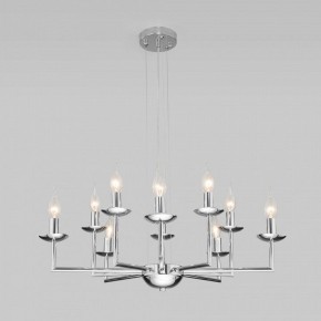 Подвесная люстра Eurosvet Cariso 60150/10 хром в Когалыме - kogalym.mebel24.online | фото 4