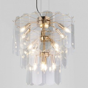 Подвесная люстра Eurosvet Claire 60171 золото в Когалыме - kogalym.mebel24.online | фото