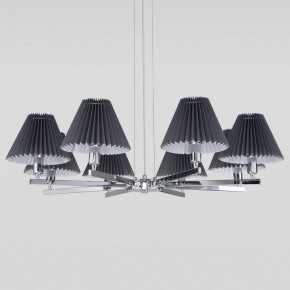 Подвесная люстра Eurosvet Peony 60136/8 хром/графит в Когалыме - kogalym.mebel24.online | фото 2