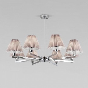 Подвесная люстра Eurosvet Peony 60136/8 хром/серый в Когалыме - kogalym.mebel24.online | фото 2