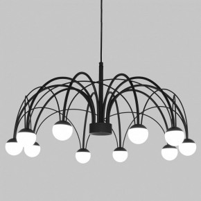 Подвесная люстра Eurosvet Ragno 90034/10 LED черный в Когалыме - kogalym.mebel24.online | фото
