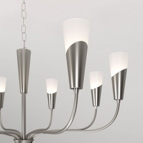 Подвесная люстра Eurosvet Rhyton 60167/8 никель в Когалыме - kogalym.mebel24.online | фото 7