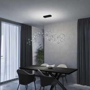 Подвесная люстра Eurosvet Uma 90168/14 черный жемчуг в Когалыме - kogalym.mebel24.online | фото 3
