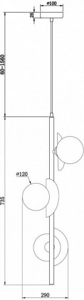 Подвесная люстра Freya Sepia FR5391PL-03CFL в Когалыме - kogalym.mebel24.online | фото 6