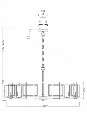 Подвесная люстра Maytoni Bowi H009PL-08G в Когалыме - kogalym.mebel24.online | фото 4