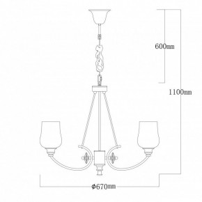 Подвесная люстра MW-Light Палермо 27 386017706 в Когалыме - kogalym.mebel24.online | фото 9