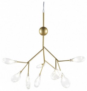 Подвесная люстра Natali Kovaltseva GRACE ll GRACE 75554/9С GOLD SATIN в Когалыме - kogalym.mebel24.online | фото