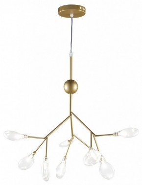 Подвесная люстра Natali Kovaltseva GRACE ll GRACE 75554/9С GOLD SATIN в Когалыме - kogalym.mebel24.online | фото 2