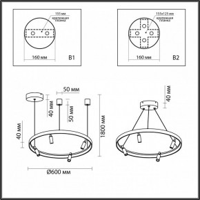 Подвесная люстра Odeon Light Fonda 4317/58L в Когалыме - kogalym.mebel24.online | фото 6