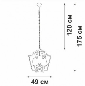 Подвесная люстра Vitaluce V4991 V4991-8/3 в Когалыме - kogalym.mebel24.online | фото 3