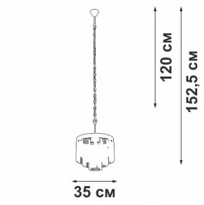 Подвесная люстра Vitaluce V53570 V53570-8/7 в Когалыме - kogalym.mebel24.online | фото 4