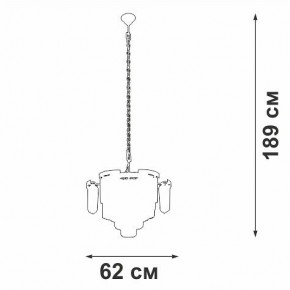 Подвесная люстра Vitaluce V58370 V58370-8/13 в Когалыме - kogalym.mebel24.online | фото 3