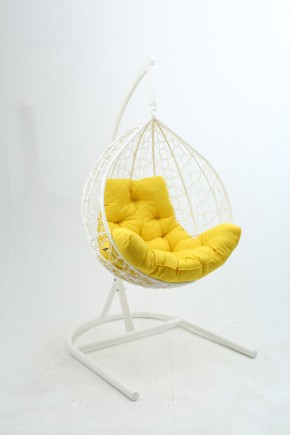 Подвесное кресло Бароло (белый/желтый) в Когалыме - kogalym.mebel24.online | фото
