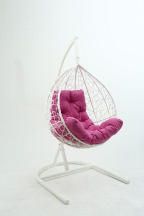 Подвесное кресло Бароло (белый/розовый) в Когалыме - kogalym.mebel24.online | фото