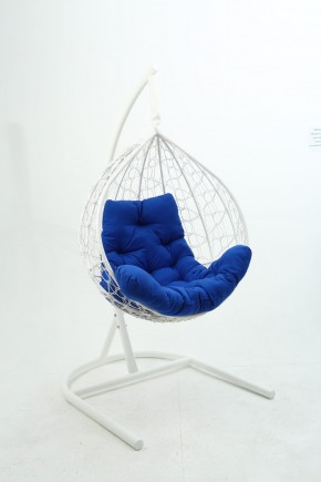 Подвесное кресло Бароло (белый/синий) в Когалыме - kogalym.mebel24.online | фото