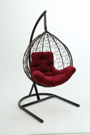 Подвесное кресло Бароло (коричневый/бордо) в Когалыме - kogalym.mebel24.online | фото
