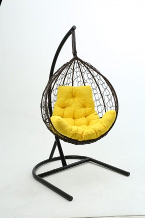 Подвесное кресло Бароло (коричневый/желтый) в Когалыме - kogalym.mebel24.online | фото