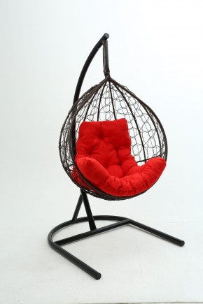 Подвесное кресло Бароло (коричневый/красный) в Когалыме - kogalym.mebel24.online | фото