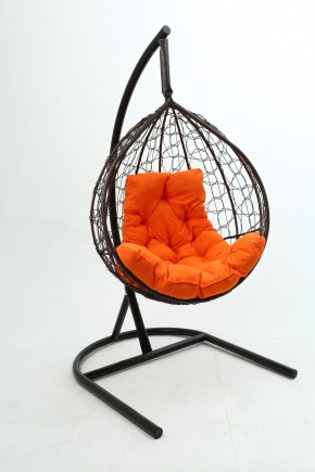Подвесное кресло Бароло (коричневый/оранжевый) в Когалыме - kogalym.mebel24.online | фото