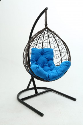 Подвесное кресло Бароло (коричневый/синий) в Когалыме - kogalym.mebel24.online | фото
