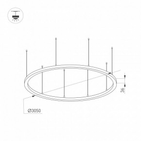 Подвесной светильник Arlight ARC 034078(1) в Когалыме - kogalym.mebel24.online | фото 2
