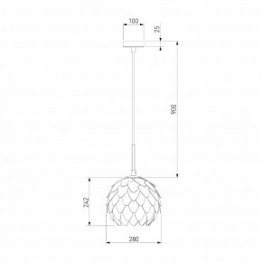 Подвесной светильник Eurosvet Cedro 304/1 в Когалыме - kogalym.mebel24.online | фото 4