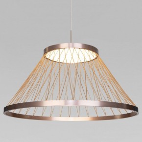 Подвесной светильник Eurosvet Cesta 40017/1 LED коричневый в Когалыме - kogalym.mebel24.online | фото