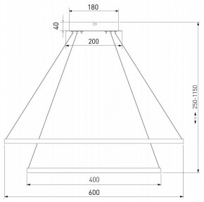 Подвесной светильник Eurosvet Collars 90264/2 черный в Когалыме - kogalym.mebel24.online | фото 5