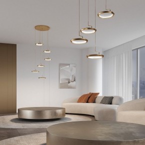 Подвесной светильник Eurosvet Crespella 90034/6 золото в Когалыме - kogalym.mebel24.online | фото 4