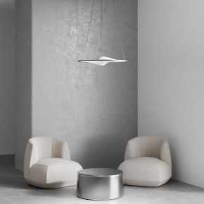 Подвесной светильник Eurosvet Occhio 40026/1 LED серый в Когалыме - kogalym.mebel24.online | фото 4