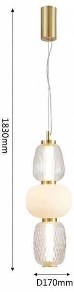 Подвесной светильник Favourite Bella 4057-1P в Когалыме - kogalym.mebel24.online | фото 4