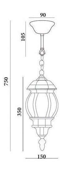 Подвесной светильник Feron 8105 11103 в Когалыме - kogalym.mebel24.online | фото 4