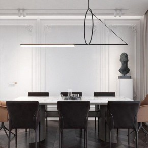 Подвесной светильник Imperiumloft Suspension Cercle Et Trait – Graphite Satine 40.1282-0 в Когалыме - kogalym.mebel24.online | фото 6