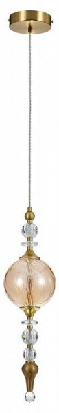 Подвесной светильник Indigo Sorpresa 11056/1P Amber в Когалыме - kogalym.mebel24.online | фото 2