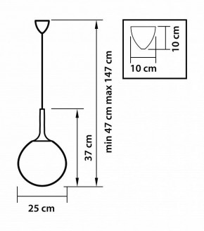 Подвесной светильник Lightstar Globo 813031 в Когалыме - kogalym.mebel24.online | фото 3