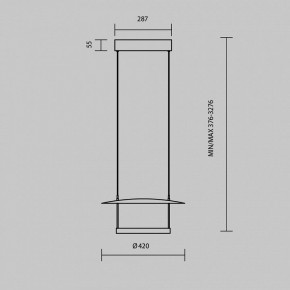 Подвесной светильник Maytoni Ambience MOD280PL-L23B3K1 в Когалыме - kogalym.mebel24.online | фото 4