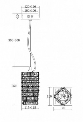 Подвесной светильник Maytoni Coil MOD124PL-L3CH3K в Когалыме - kogalym.mebel24.online | фото