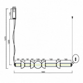 Подвесной светильник Maytoni Cosmo MOD210PL-L39BS3K в Когалыме - kogalym.mebel24.online | фото 7