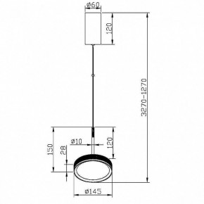 Подвесной светильник Maytoni El MOD041PL-L15G3K в Когалыме - kogalym.mebel24.online | фото 4